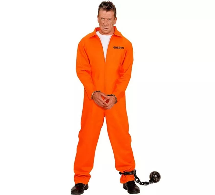 Translation missing: pt-PT.Disfraz de Preso naranja para hombre