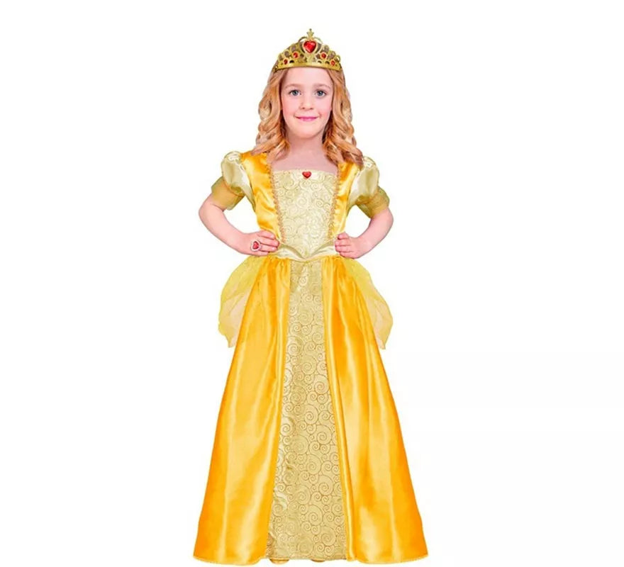 Translation missing: pt-PT.Disfraz de Princesa amarilla para niña