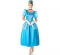 Disfraz de Princesa azul celeste de cuento para mujer