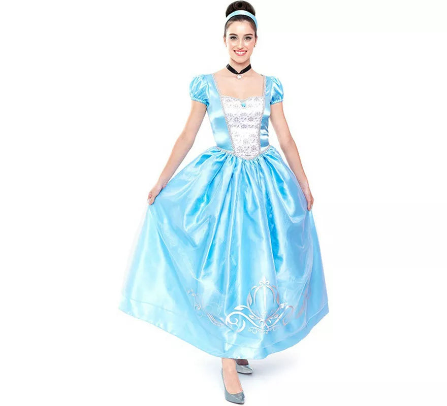 Translation missing: pt-PT.Disfraz de Princesa Azul de Cuento de Hadas para mujer