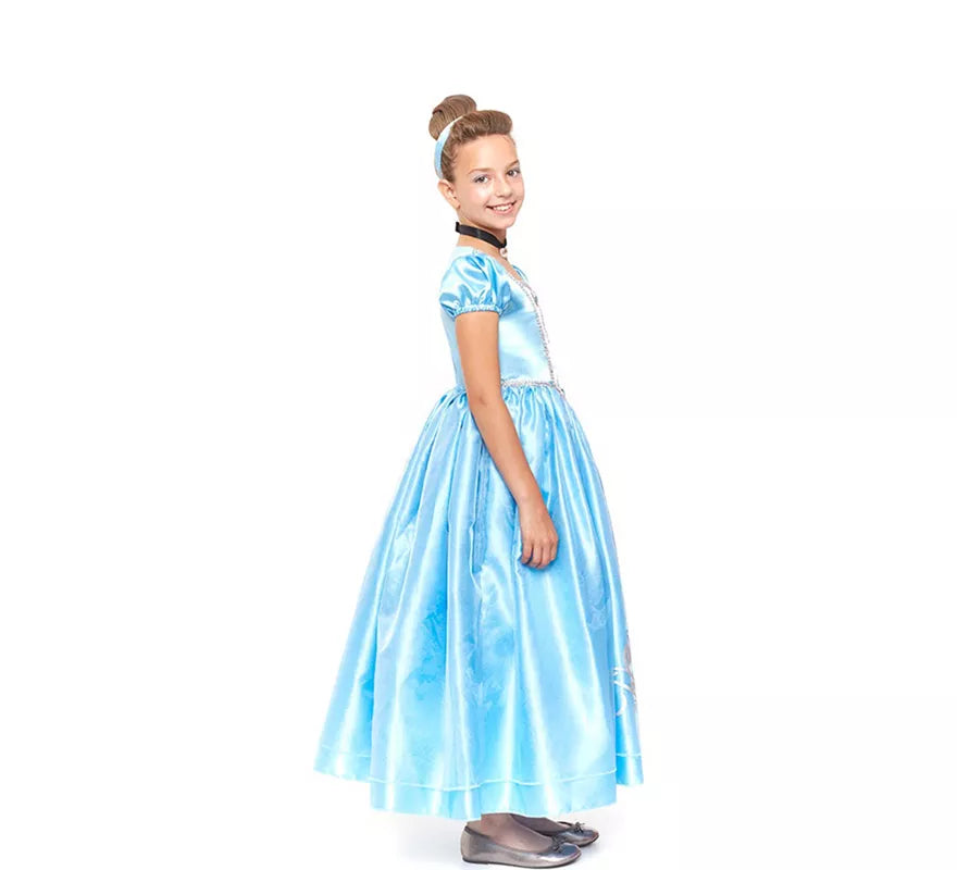 Translation missing: pt-PT.Disfraz de Princesa Azul de Cuento de Hadas para niña