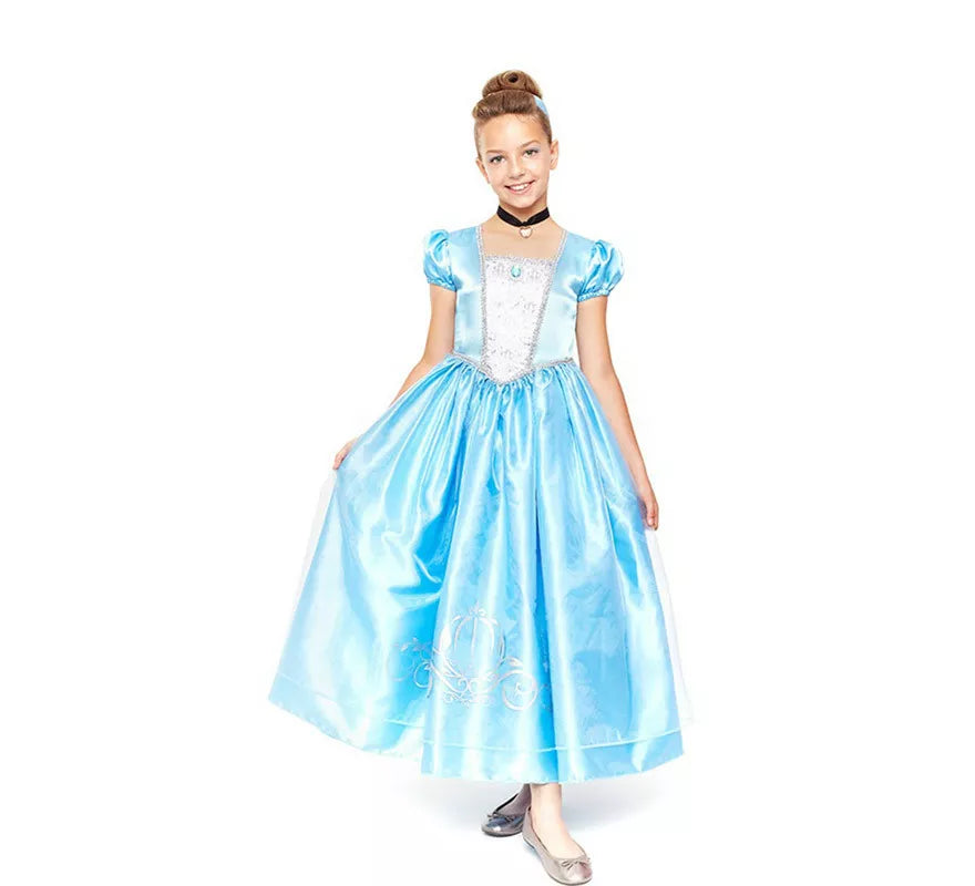 Disfraz de Princesa Azul de Cuento de Hadas para niña