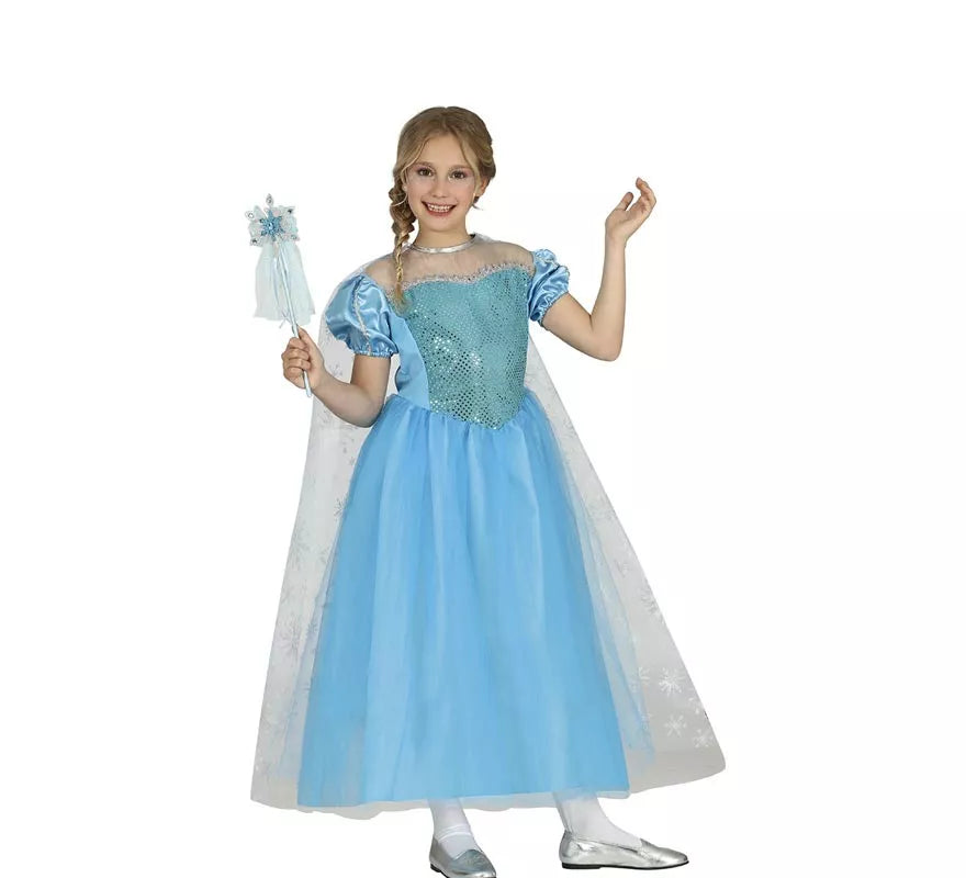 Translation missing: pt-PT.Disfraz de Princesa Azul de Hielo para niña