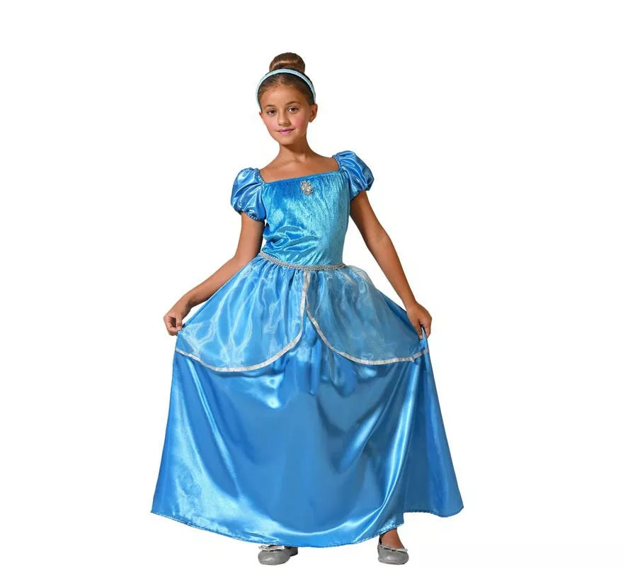 Translation missing: pt-PT.Disfraz de Princesa azul para niña