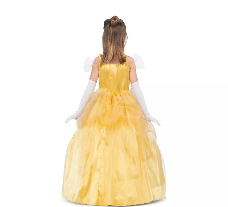 Translation missing: pt-PT.Disfraz de Princesa Bella amarilla para niña