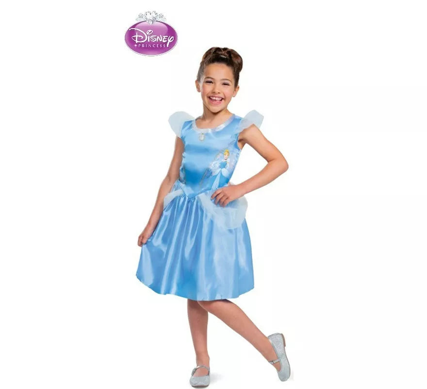 Translation missing: pt-PT.Disfraz de Princesa Cenicienta Básico Plus para niña