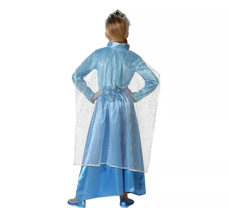 Translation missing: pt-PT.Disfraz de Princesa con capa azul para niña