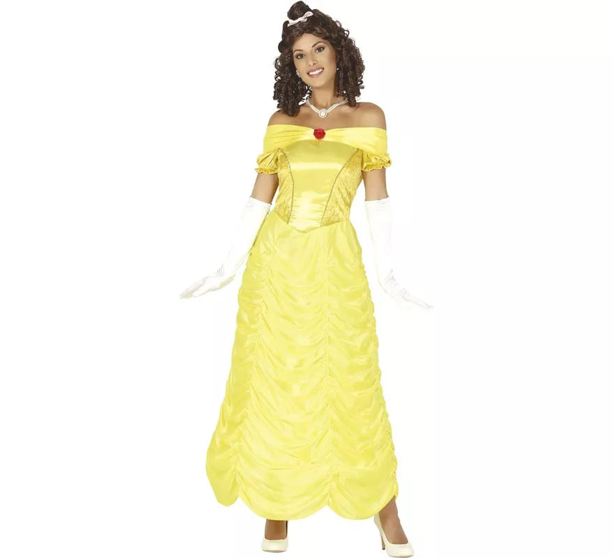 Translation missing: pt-PT.Disfraz de Princesa de Cuento Amarilla para mujer