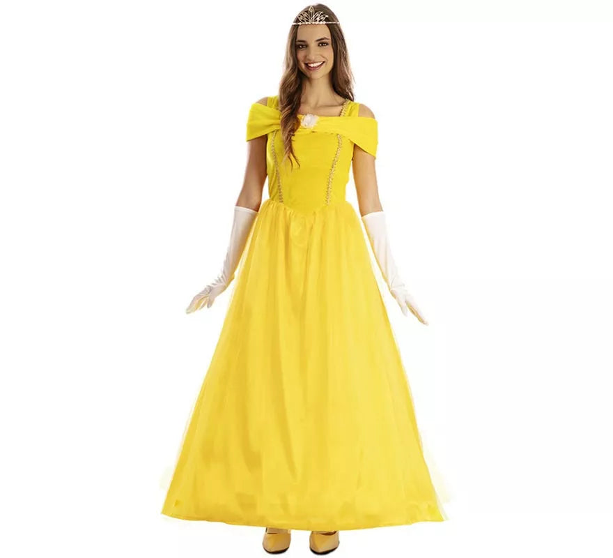 Translation missing: pt-PT.Disfraz de Princesa de Cuento amarilla para mujer