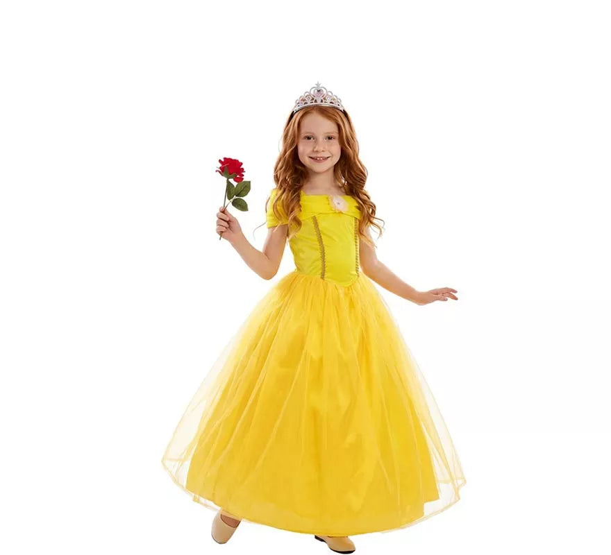 Translation missing: pt-PT.Disfraz de Princesa de Cuento amarilla para niña