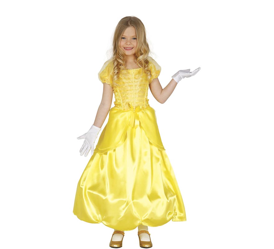 Translation missing: pt-PT.Disfraz de Princesa de Cuento amarilla para niña
