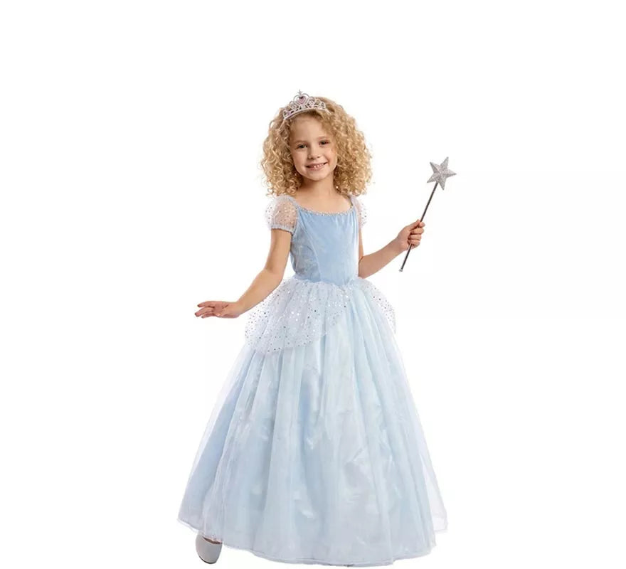 Translation missing: pt-PT.Disfraz de Princesa de Cuento azul para niña