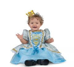 Fantasia de princesa de conto de fadas para bebê e menina