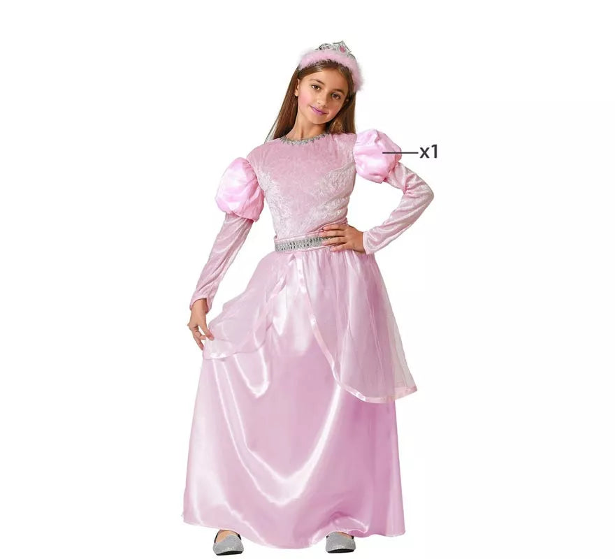 Disfraz de Princesa de Cuento Rosa para niña