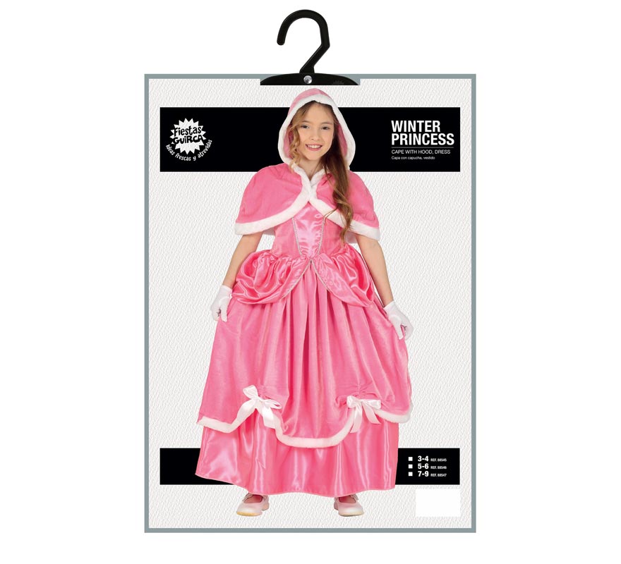 Disfraz de Princesa de Cuento Rosa para niña