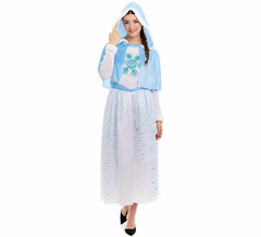 Fato de princesa da neve para mulher