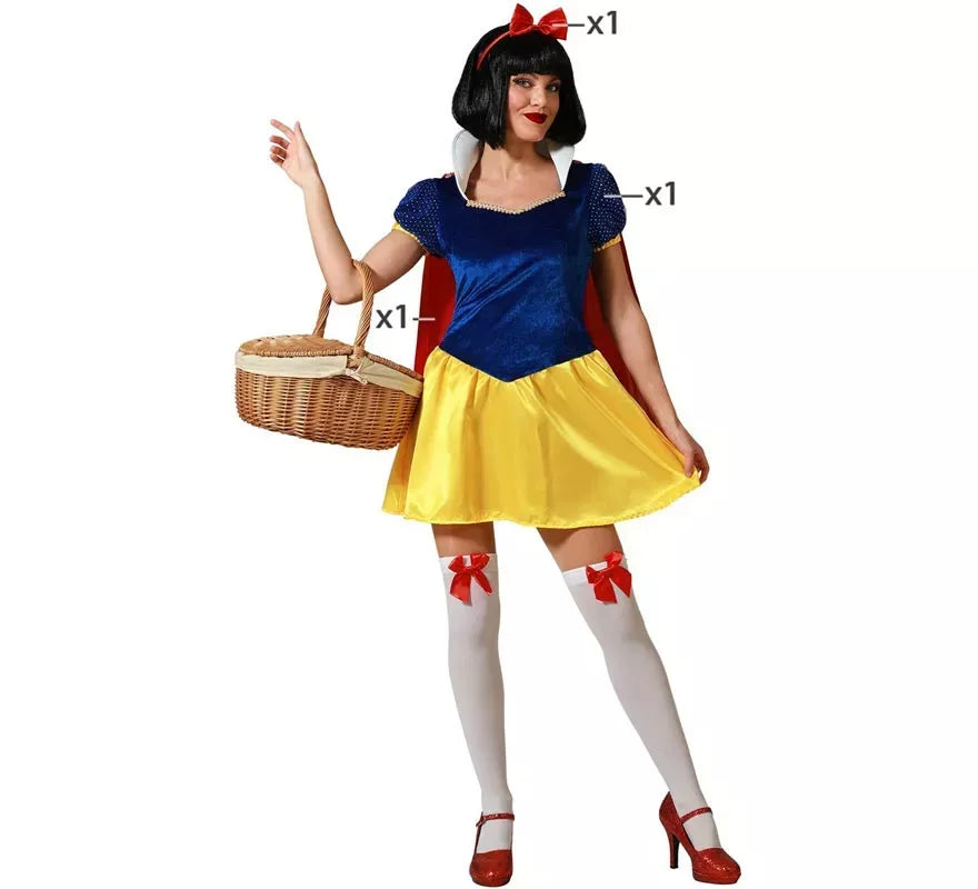 Translation missing: pt-PT.Disfraz de Princesa del Bosque minifalda para mujer
