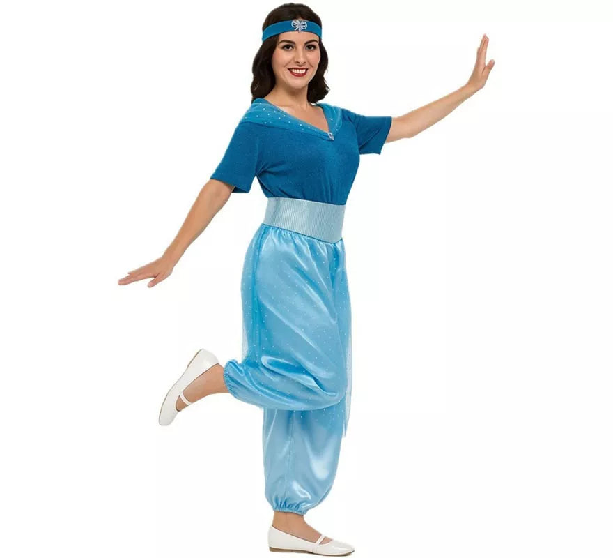 Translation missing: pt-PT.Disfraz de Princesa del Desierto Azul para mujer