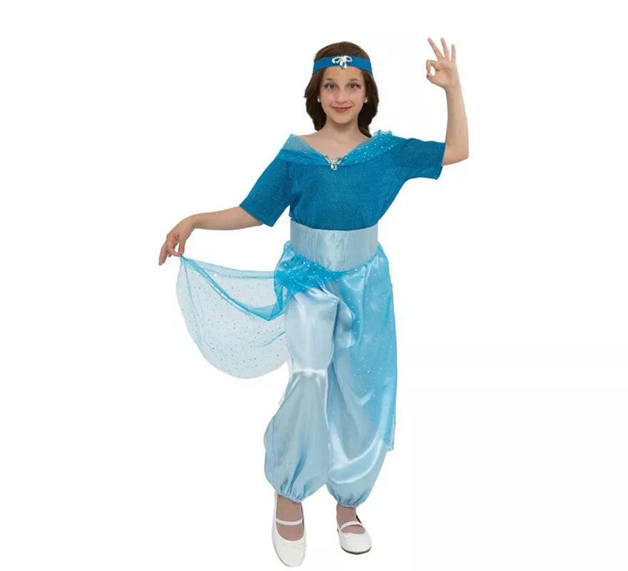 Disfraz de Princesa del Desierto Azul para niña