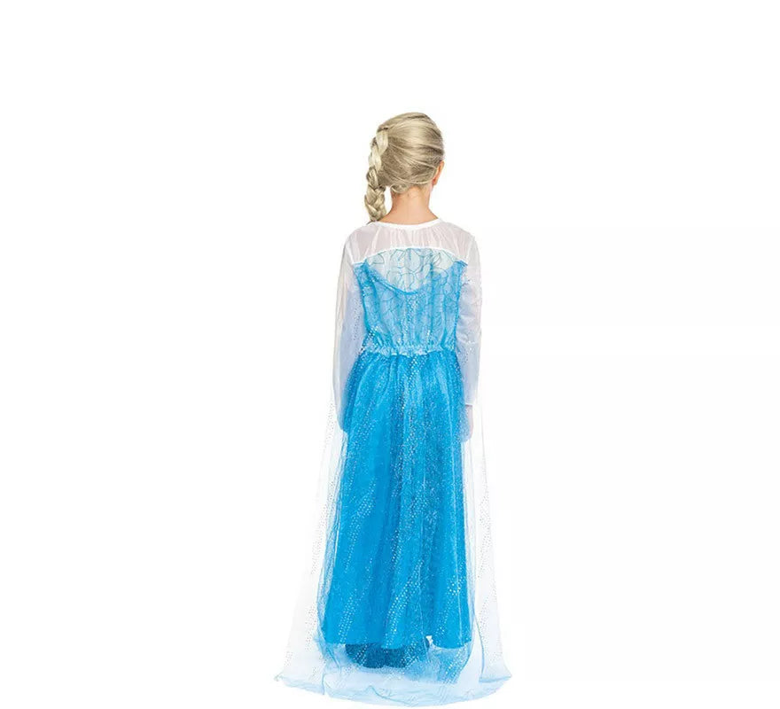 Translation missing: pt-PT.Disfraz de Princesa del Hielo Azul para niña