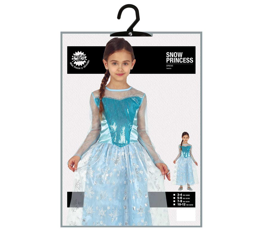 Translation missing: pt-PT.Disfraz de Princesa del Hielo para niña