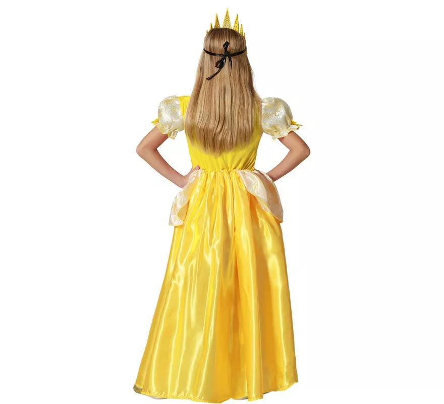 Translation missing: pt-PT.Disfraz de Princesa dorada de Cuento para niña