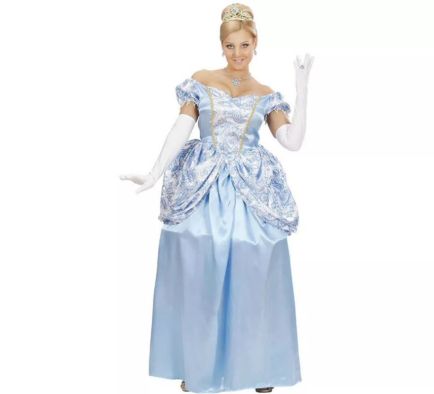 Translation missing: pt-PT.Disfraz de Princesa Encantadora Azul Claro para mujer