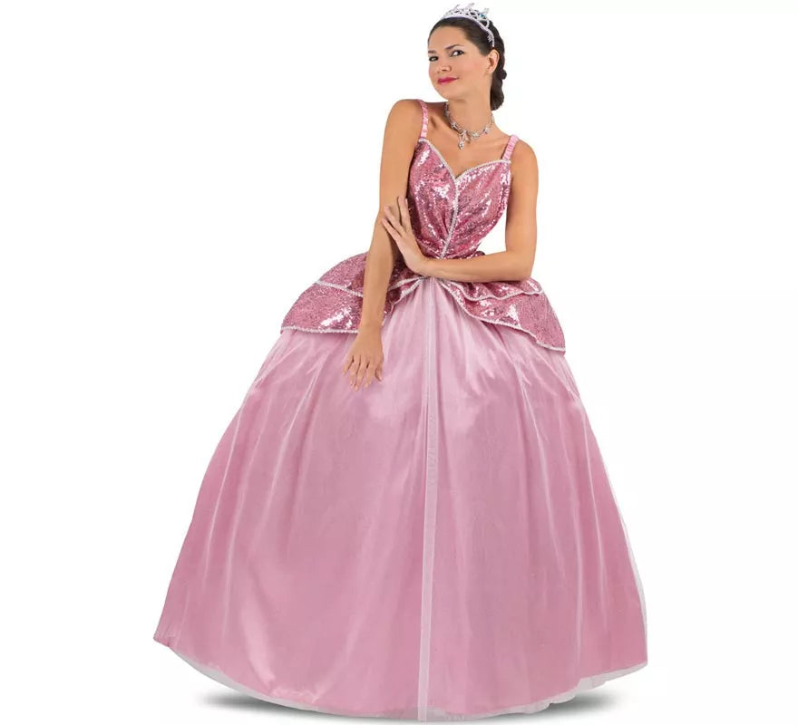 Translation missing: pt-PT.Disfraz de Princesa encantadora rosa con enagua para mujer