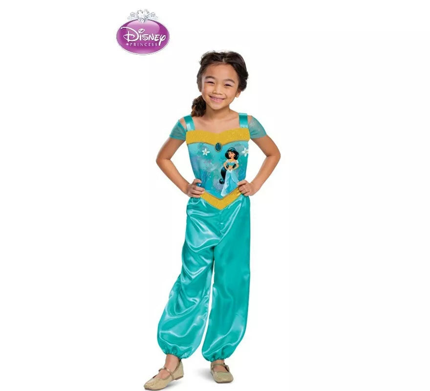 Translation missing: pt-PT.Disfraz de Princesa Jasmín Básico para niña