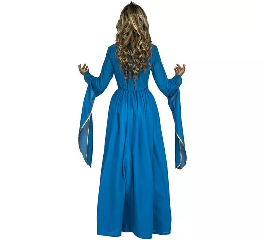 Disfraz de Princesa Medieval Azul para mujer