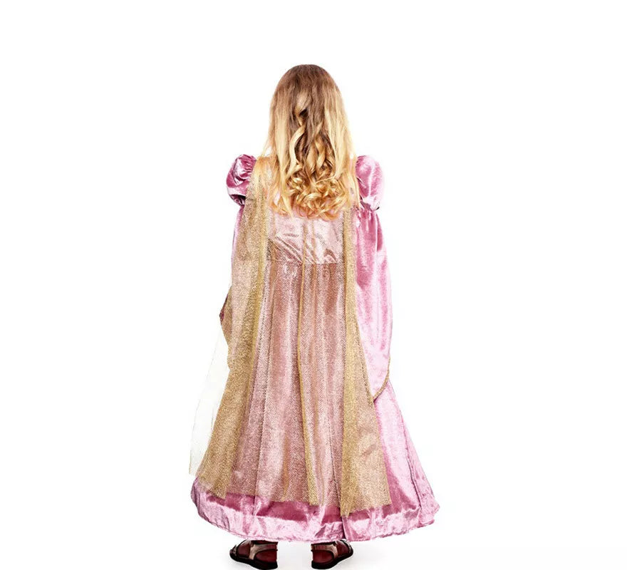Translation missing: pt-PT.Disfraz de Princesa Medieval Púrpura para niña