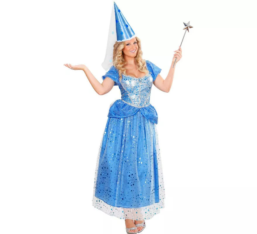 Translation missing: pt-PT.Disfraz de Princesa o Hada Azul Claro para mujer