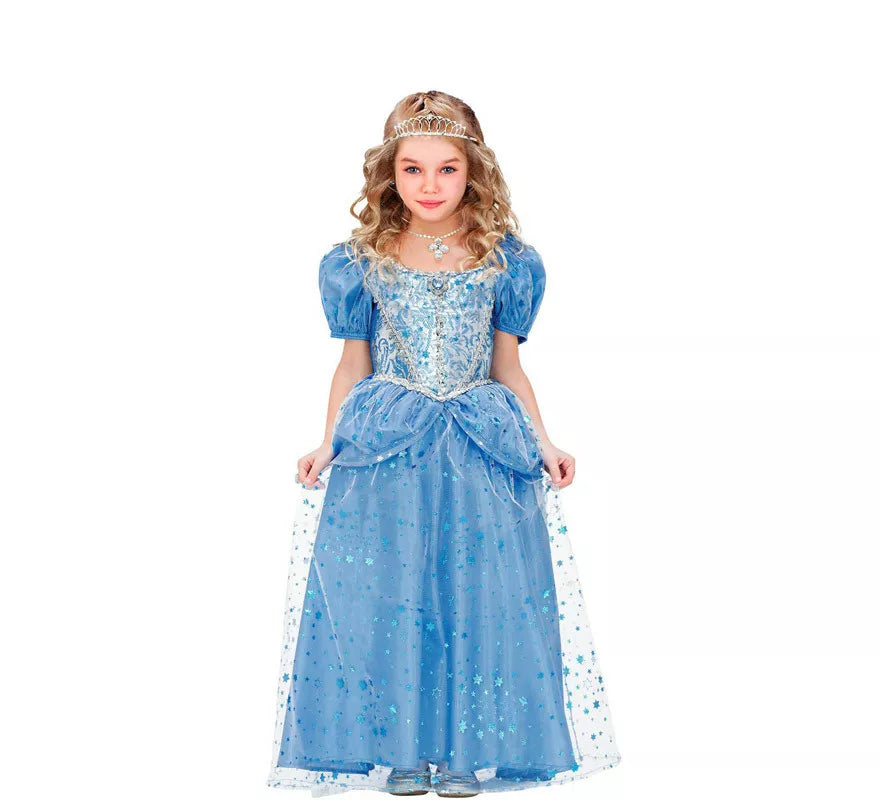 Translation missing: pt-PT.Disfraz de Princesa o Hada Azul Claro para niña