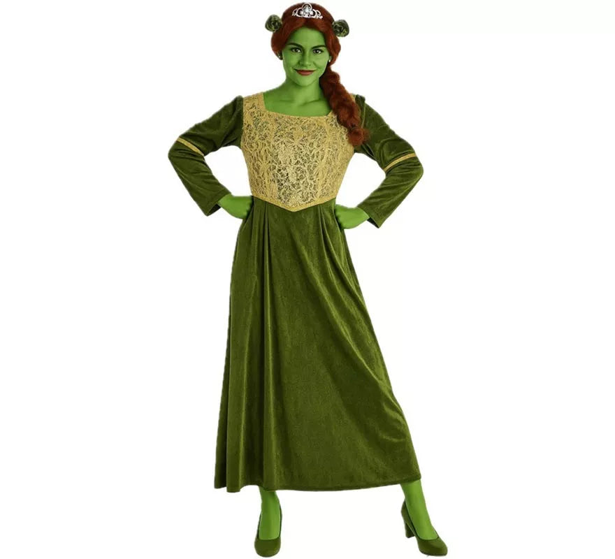 Translation missing: pt-PT.Disfraz de Princesa Ogra Verde para mujer