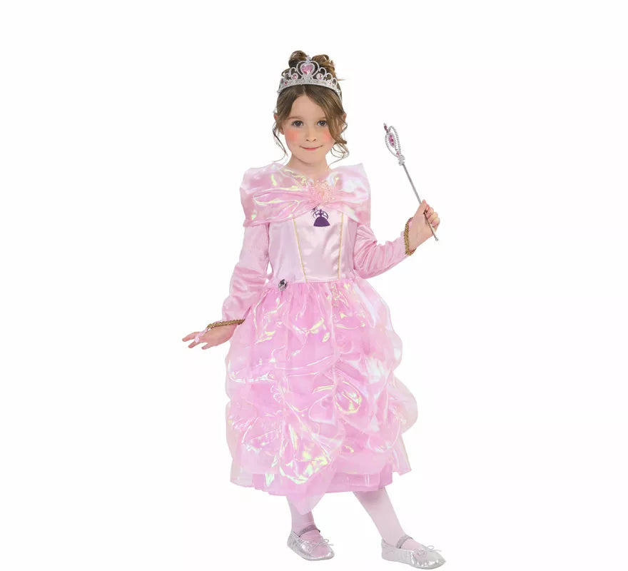 Disfraz de Princesa Paraíso rosa para niña