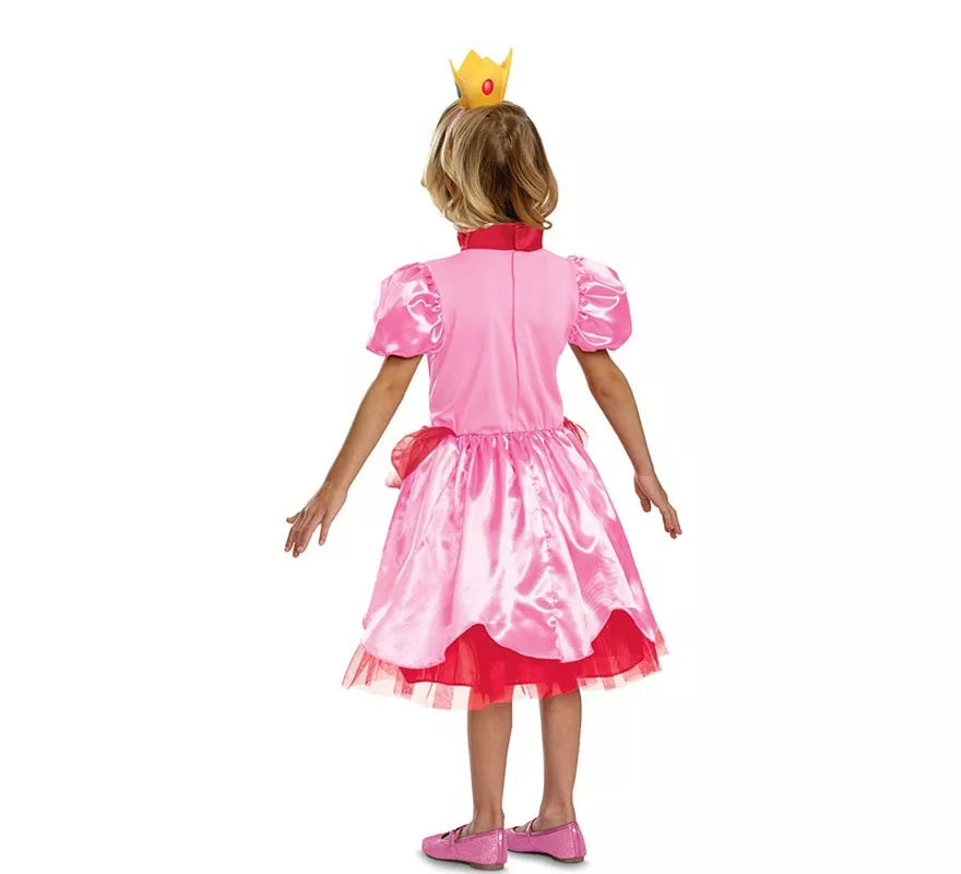Disfraz de Princesa Peach de Super Mario Nintendo para niña
