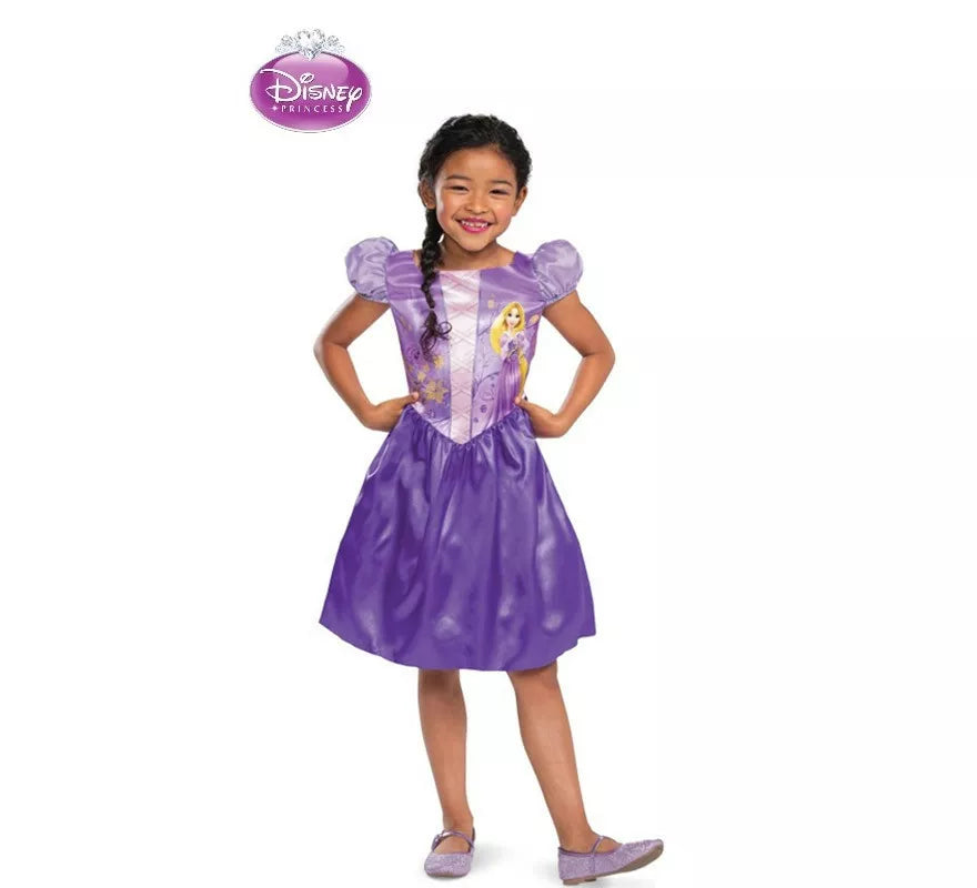 Translation missing: pt-PT.Disfraz de Princesa Rapunzel Básico Plus para niña