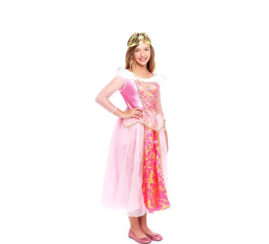 Translation missing: pt-PT.Disfraz de Princesa Rosa de Cuento para niña