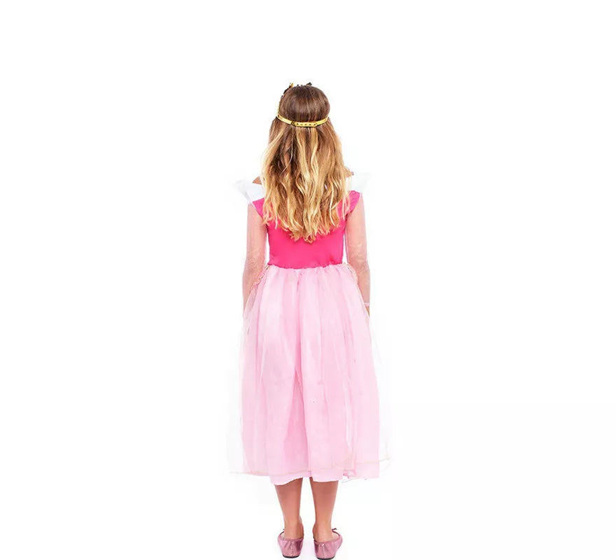 Translation missing: pt-PT.Disfraz de Princesa Rosa de Cuento para niña