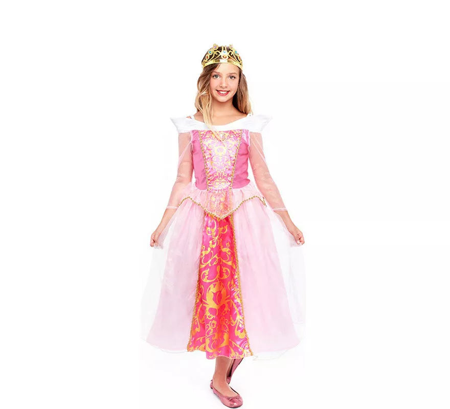 Translation missing: pt-PT.Disfraz de Princesa Rosa de Cuento para niña