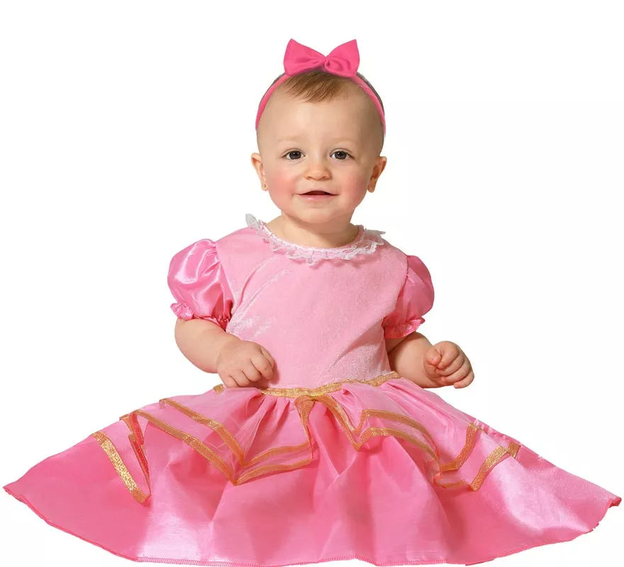 Disfraz de Princesa rosa suave para bebé