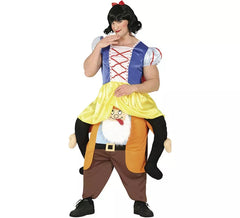 Fato de princesa sobre anã para homem