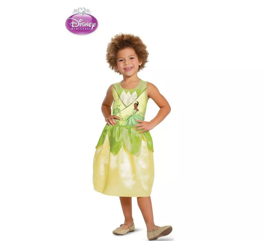 Translation missing: pt-PT.Disfraz de Princesa Tiana Básico Plus para niña