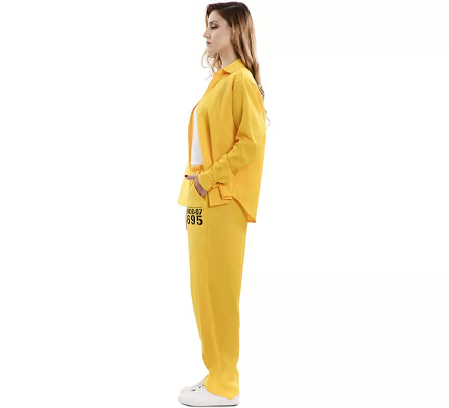 Translation missing: pt-PT.Disfraz de Prisionera Amarilla para mujer