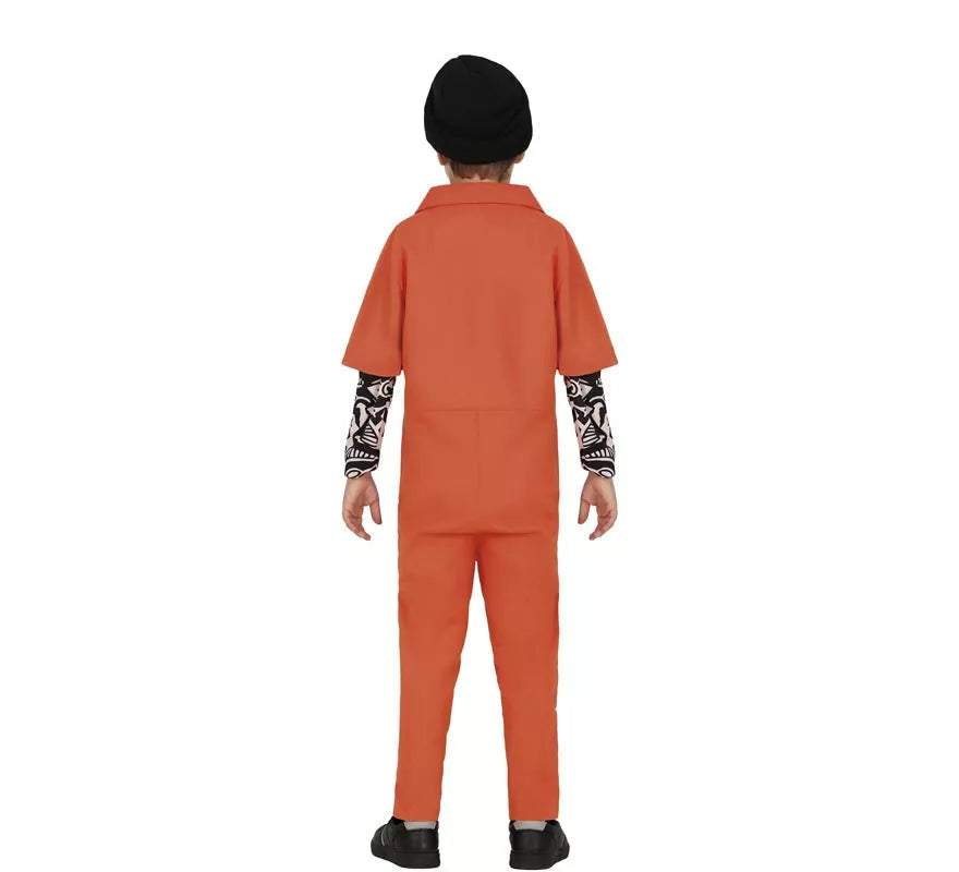 Translation missing: pt-PT.Disfraz de Prisionero Tatuado para niño