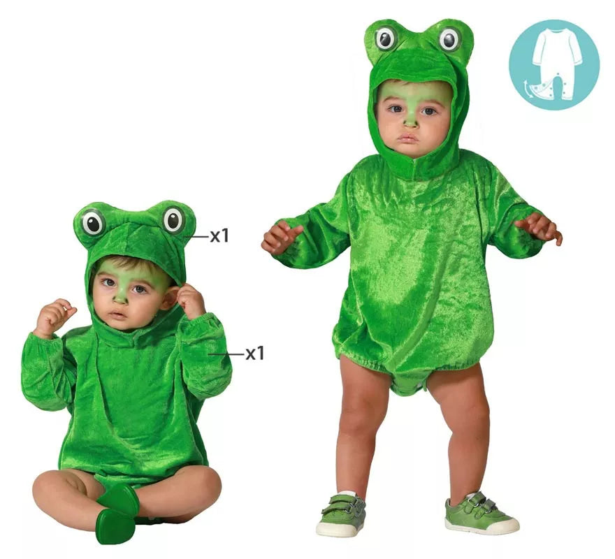 Translation missing: pt-PT.Disfraz de Ranita verde para bebé
