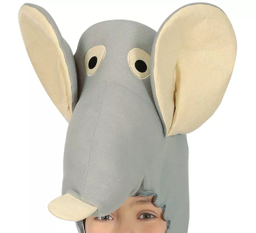Translation missing: pt-PT.Disfraz de Ratón gris con gorro para niños