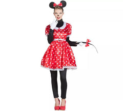 Fato de rato vermelho para mulher