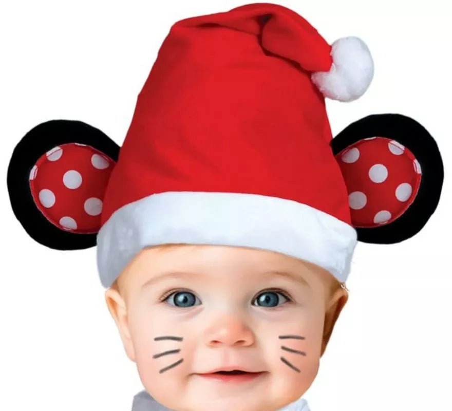 Translation missing: pt-PT.Disfraz de Ratoncito Papá Noel con cinturón para bebé