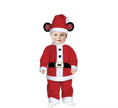 Fato de Ratinho Papai Noel com cinto para bebê